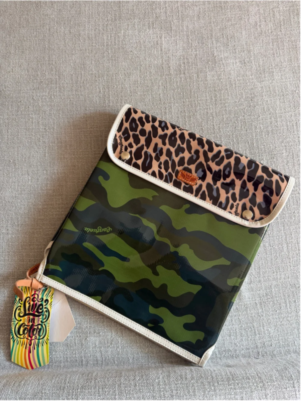 Consuela Camo Legacy Tote Baby Insert with Changing Mat Diaper Pad new with tags